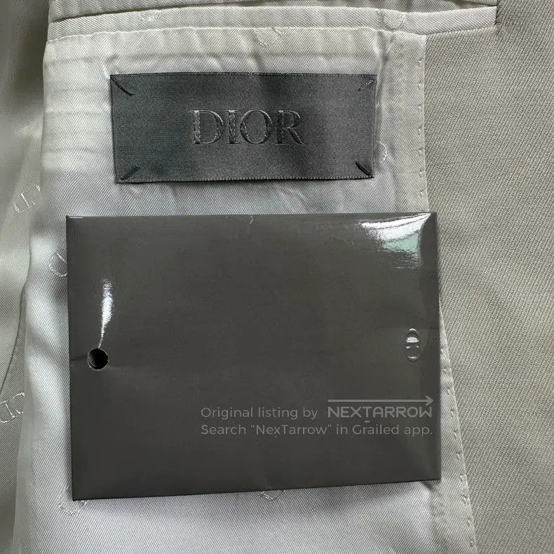 Dior Dior 21fw white stand-up collar court embroidery suit Size 48R - 3 Thumbnail