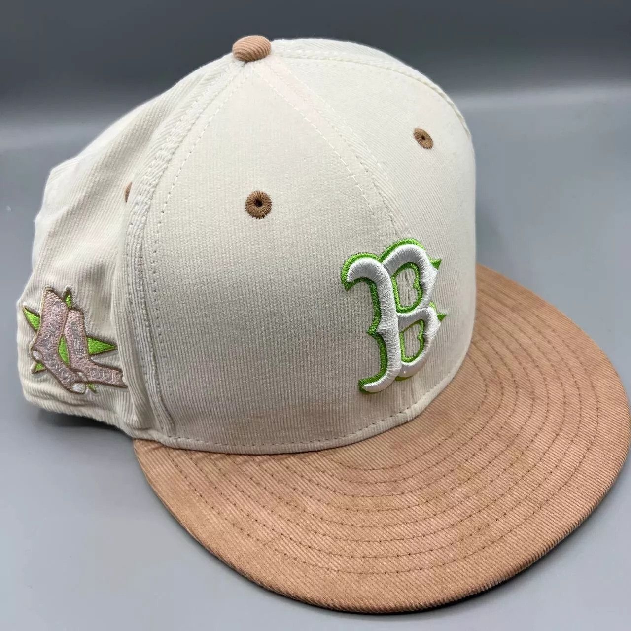 Boston Red Sox Hat Men 7 7/8 59Fifty New Era Fitted Cap New