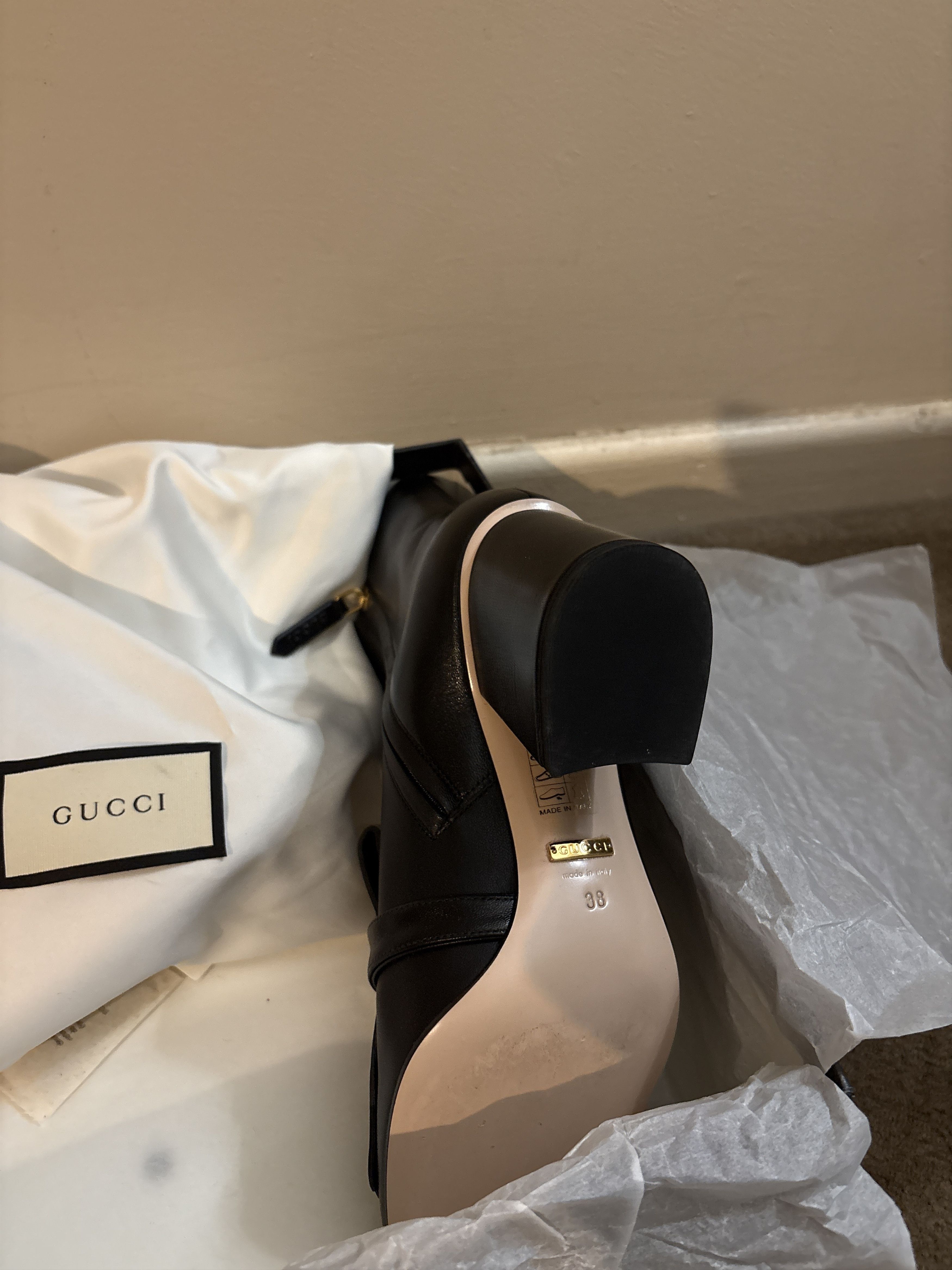 Gucci GUCCI Marmont Ankle Boots - Never Worn Size US 7.5 / IT 37.5 - 4 Thumbnail