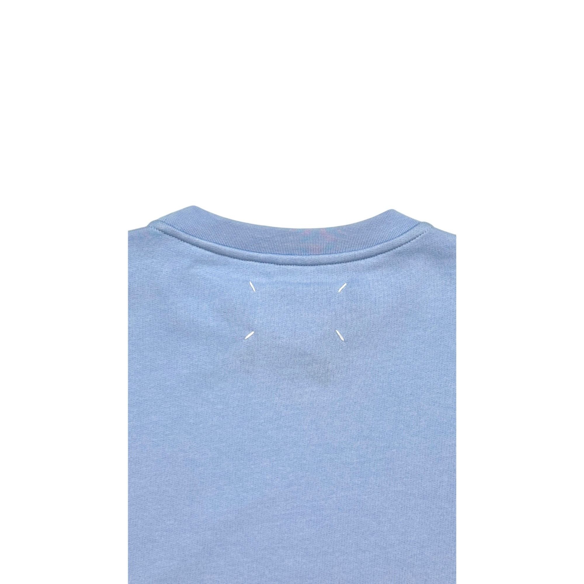 Maison Margiela ♚ Maison Margiela Blue Elbow Patch Sweater ♚ Size US S / EU 44-46 / 1 - 5 Thumbnail