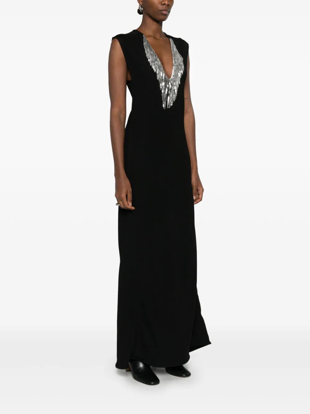 Jil Sander o1w1db10825 Maxi Dress in Black Size XL / US 12-14 / IT 48-50 - 3 Thumbnail