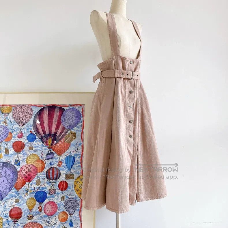 Dior Dior Pink denim strap dress Size S / US 4 / IT 40 - 3 Thumbnail