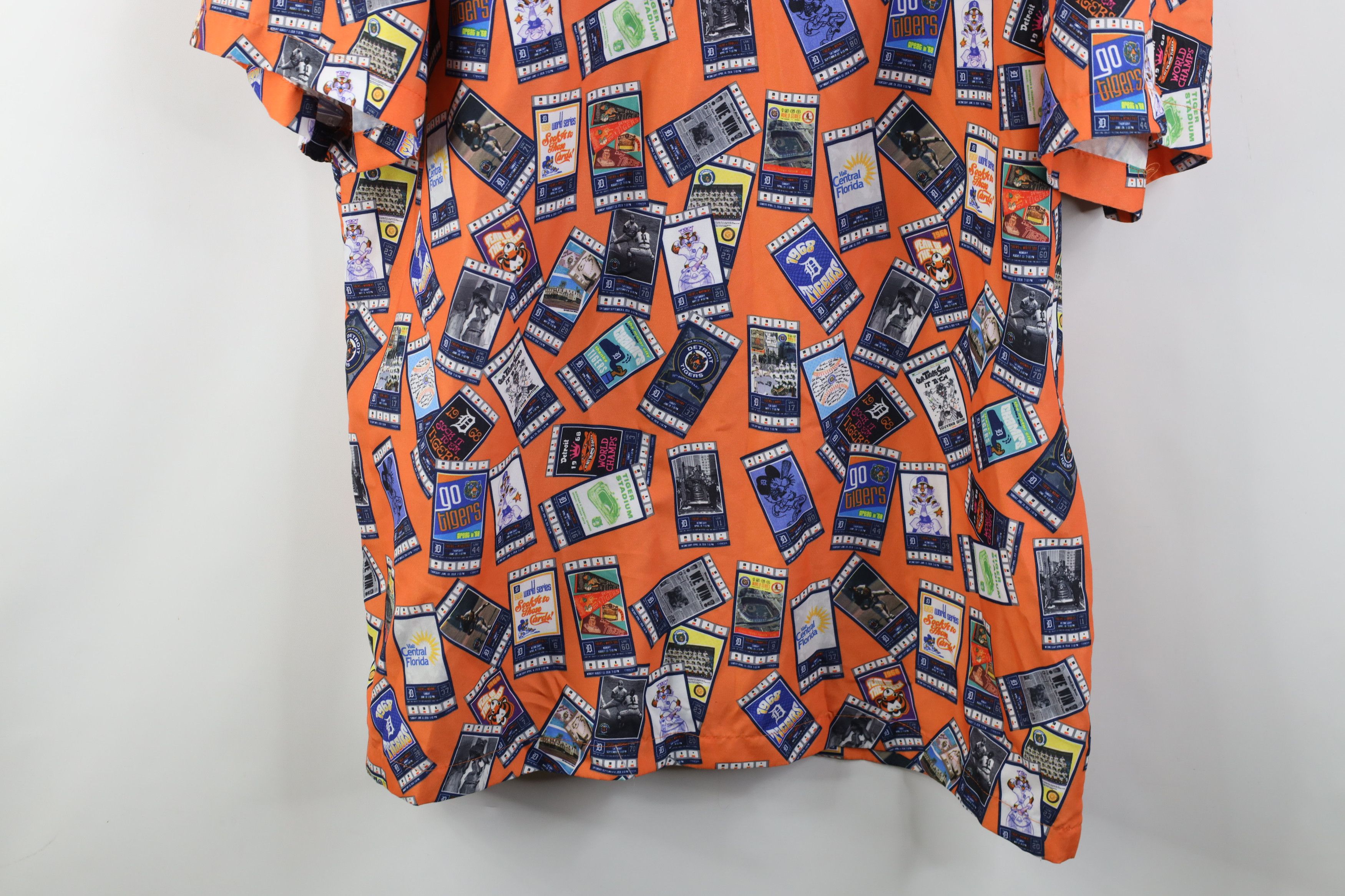 Vintage Vintage 90s Y2K Baseball Hawaiian Collared Button Shirt Size US XXL / EU 58 / 5 - 10 Thumbnail
