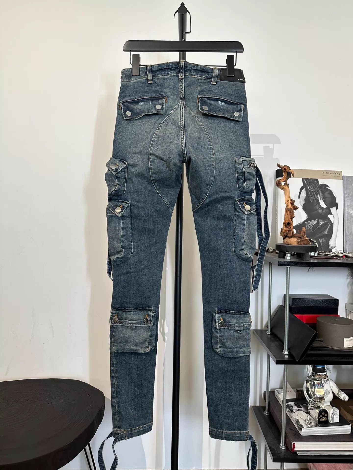 Amiri Amiri Multi-Pocket Strap Workwear Jeans W29 Size US 29 - 2 Thumbnail
