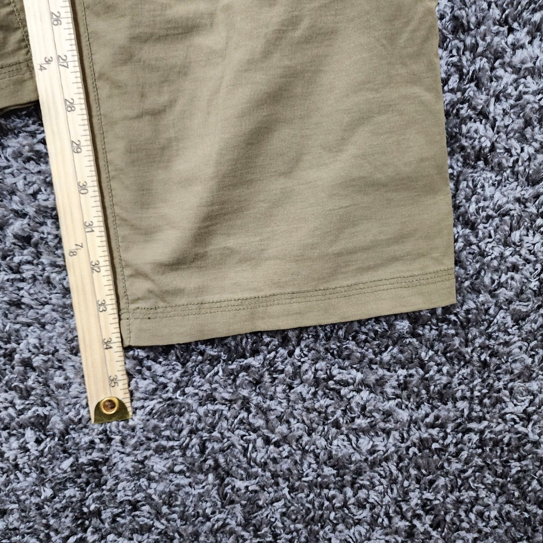 Vintage Wilderness Technology Mens Outdoor Hiking Pants Green Size Large Straight Leg Size US 33 - 5 Thumbnail