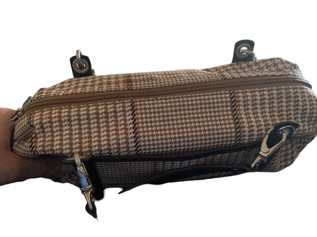 Other × Ralph Lauren Must-Have Lauren Ralph Lauren Houndstooth Plaid Bucket Tote Size ONE SIZE - 5 Thumbnail