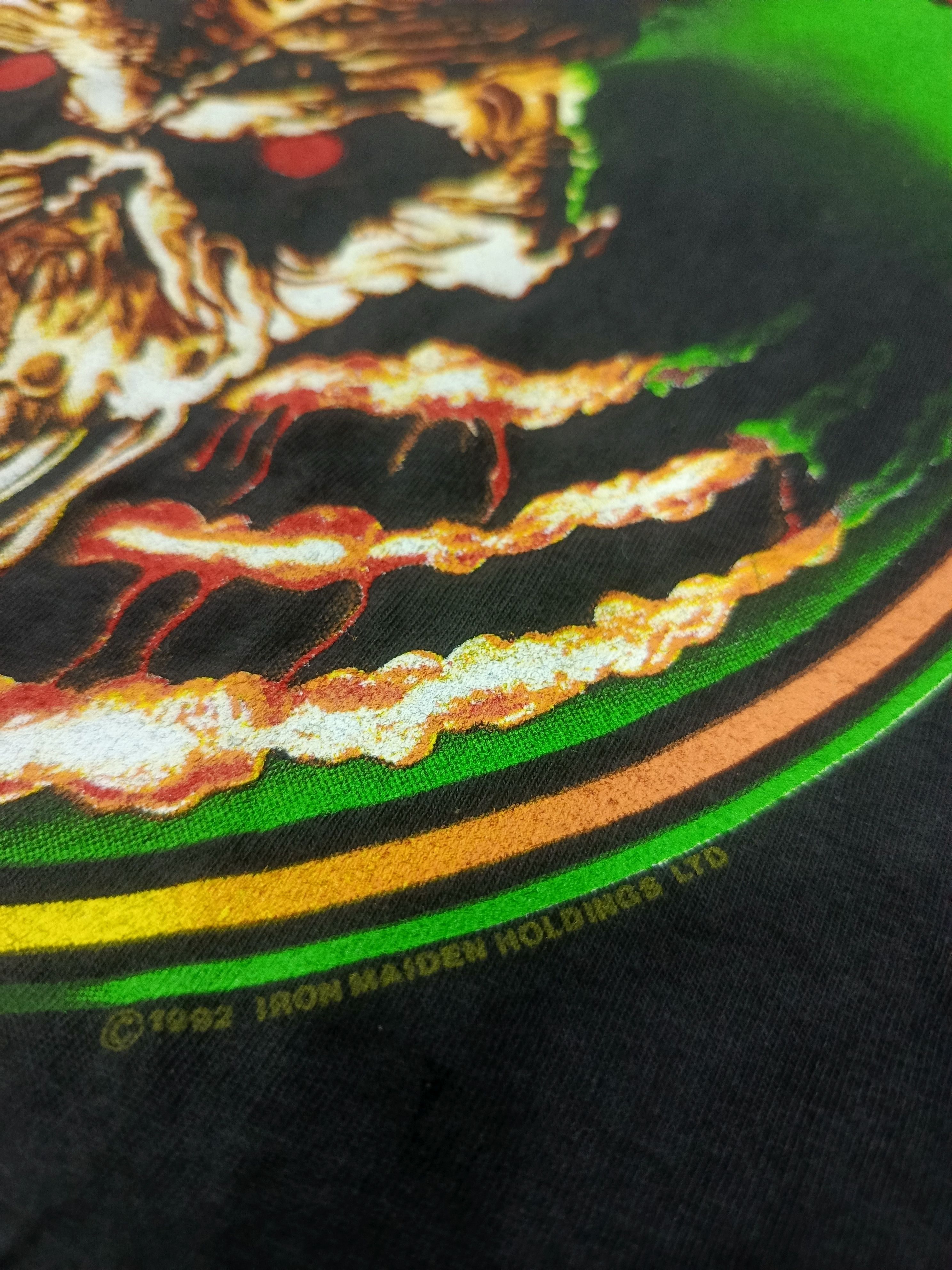 Iron Maiden Vintage 90s iron maiden Size US XL / EU 56 / 4 - 4 Thumbnail