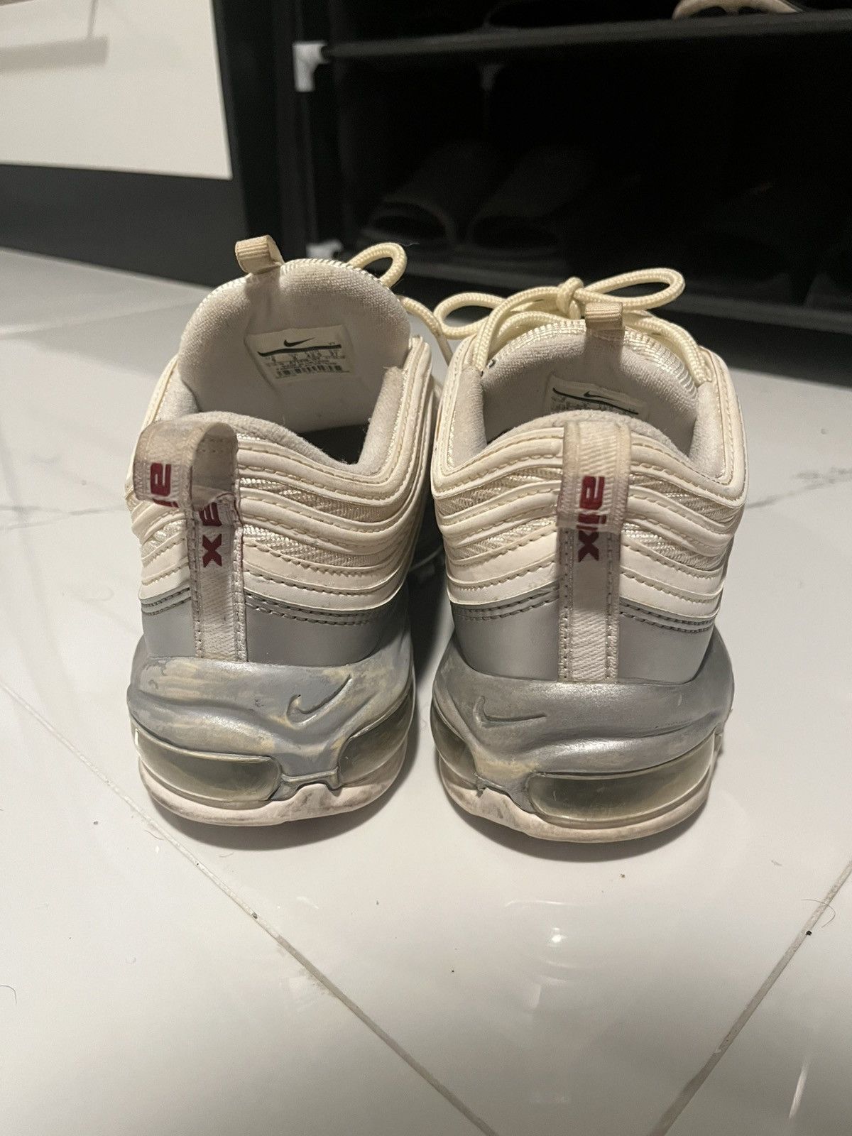 Nike Air max 97 Sliver white Size US 9 / EU 42 - 3 Thumbnail