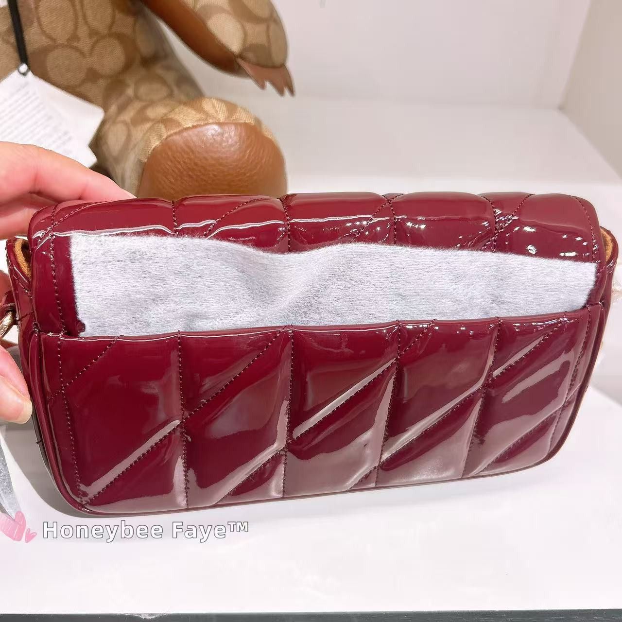 Coach Hailey Flap Bag With Quilting CCE12 Size ONE SIZE - 3 Thumbnail