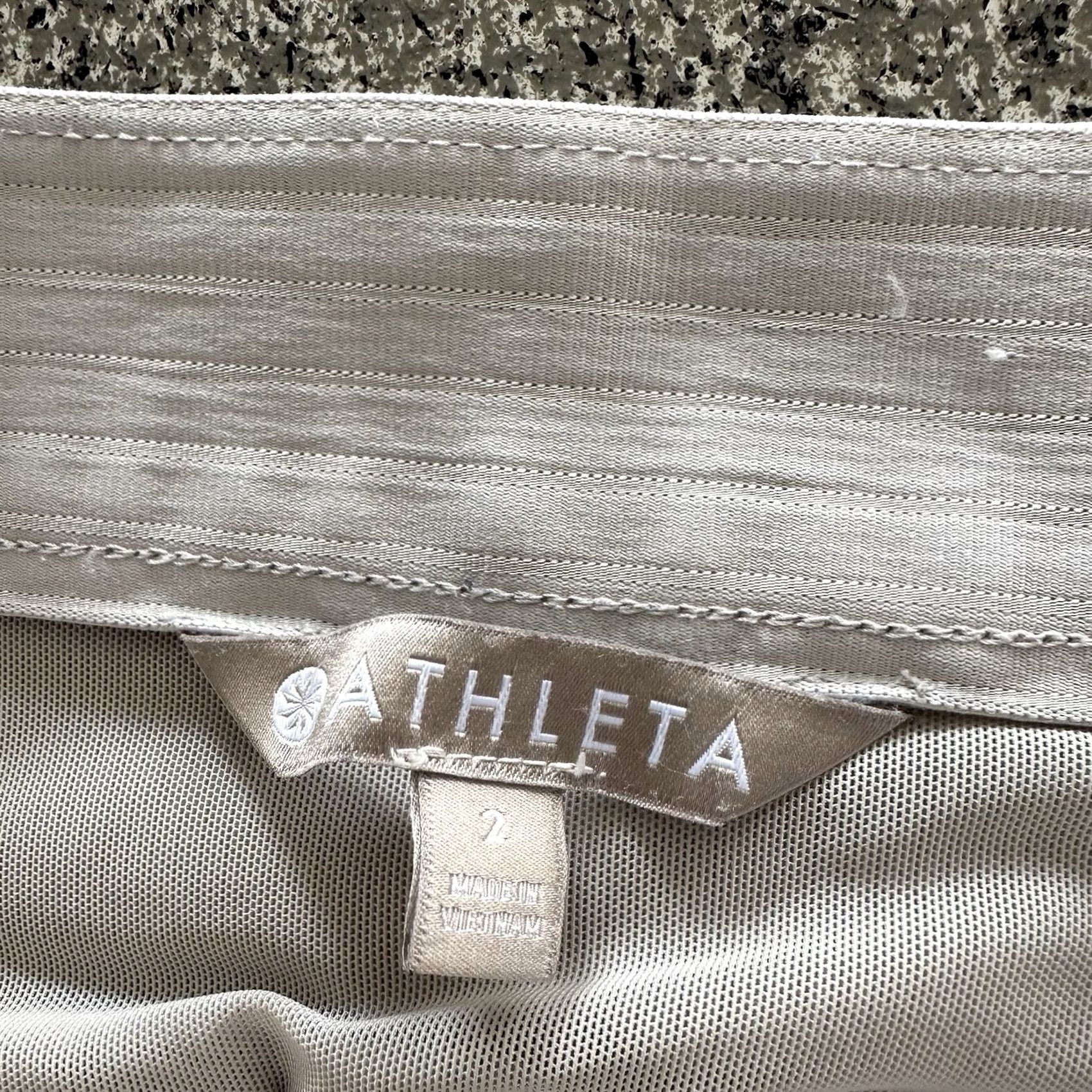Athleta Athleta Beginner Wander Stash Skinny Pants Womens 29" Ivory Nylon Spandex 2 Inseam 29in Ankle Stretch Pants Size 29" - 3 Thumbnail