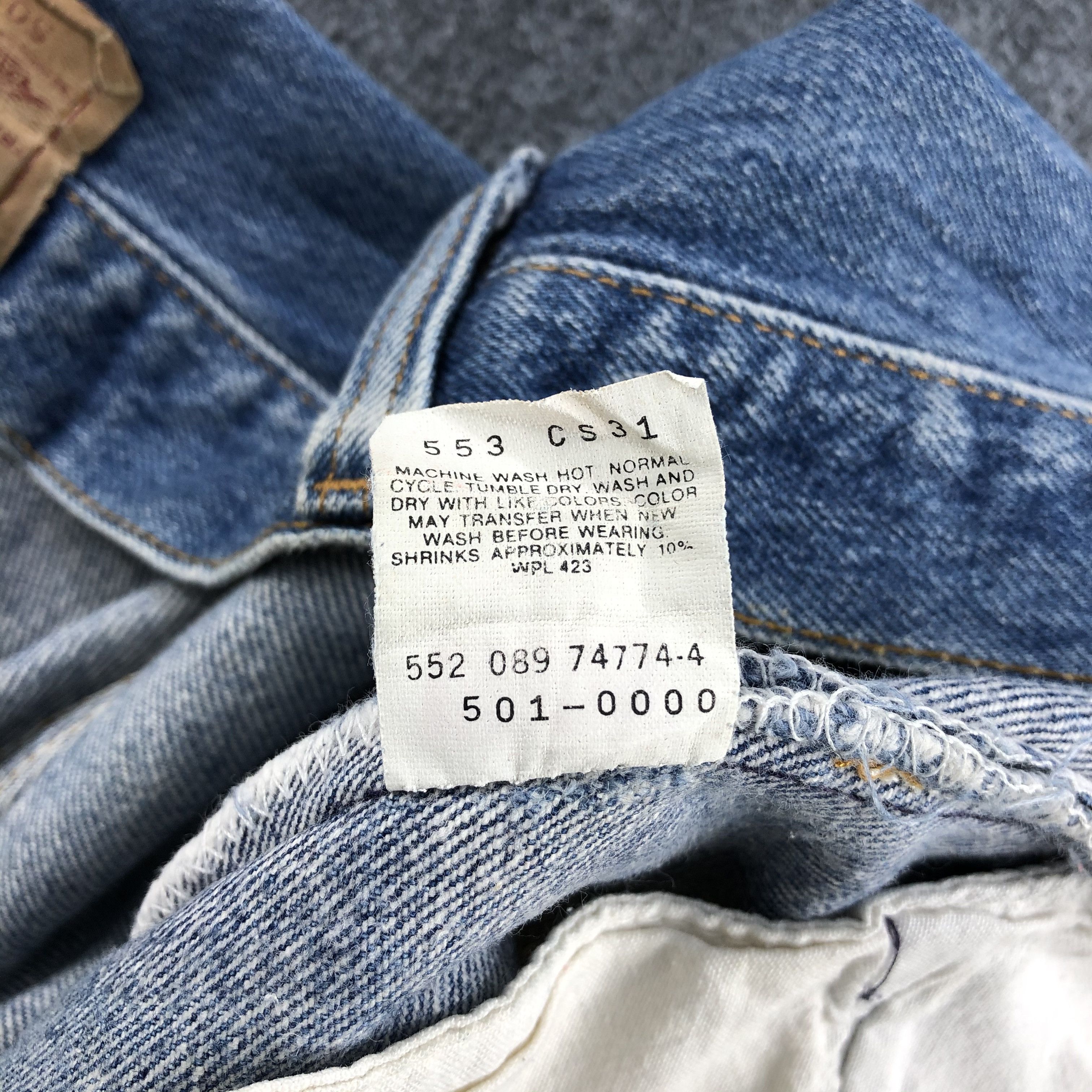 Levi's Vintage 90s Levis 501 Jeans-JM919 Size US 36 / EU 52 - 11 Thumbnail