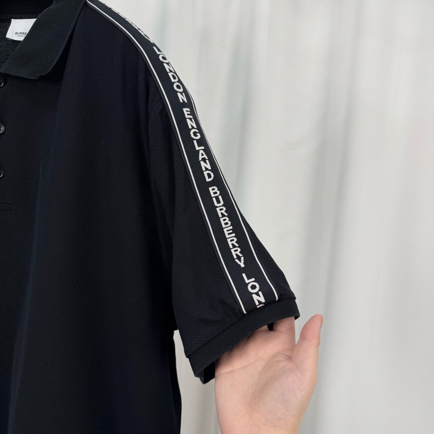 Burberry Burberry Embroidered Letter Poli Short-Sleeve Size US XL / EU 56 / 4 - 4 Thumbnail