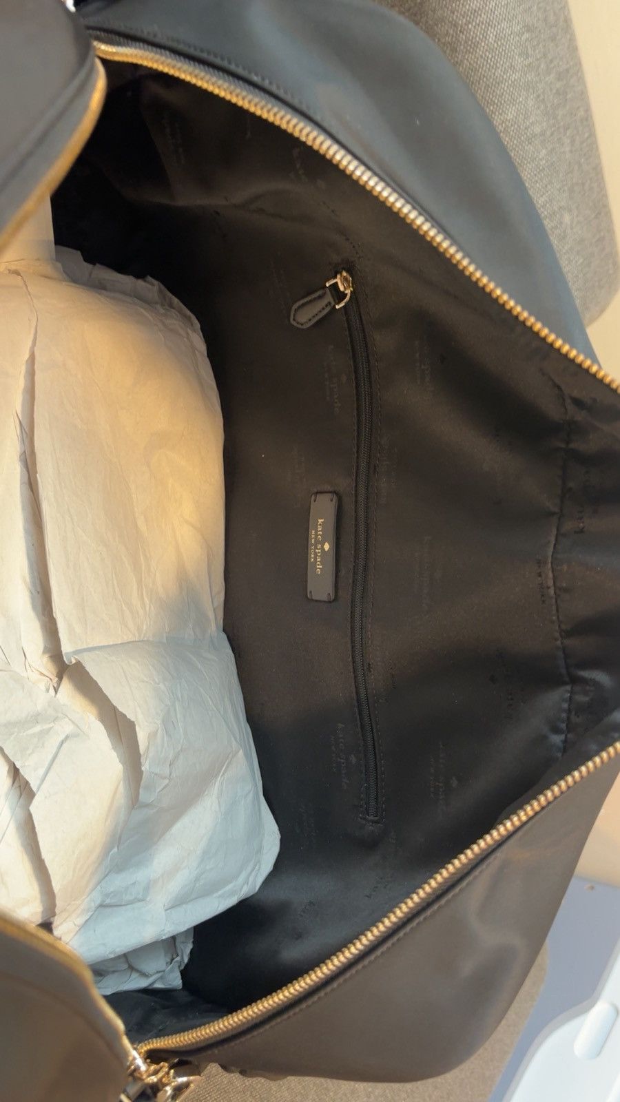 Kate Spade Kate Spade Carter Nylon Large Weekender, Black kate spade Size ONE SIZE - 9 Thumbnail