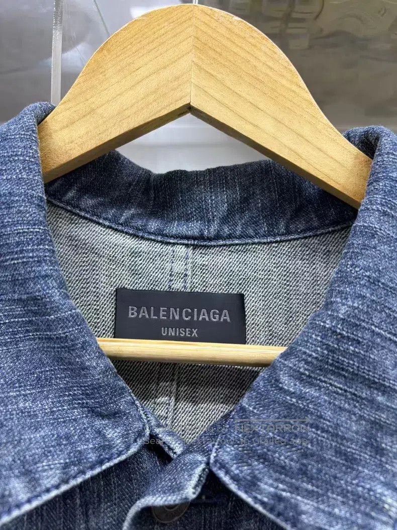 Balenciaga Balenciaga Denim Jacket Size US XS / EU 42 / 0 - 4 Thumbnail