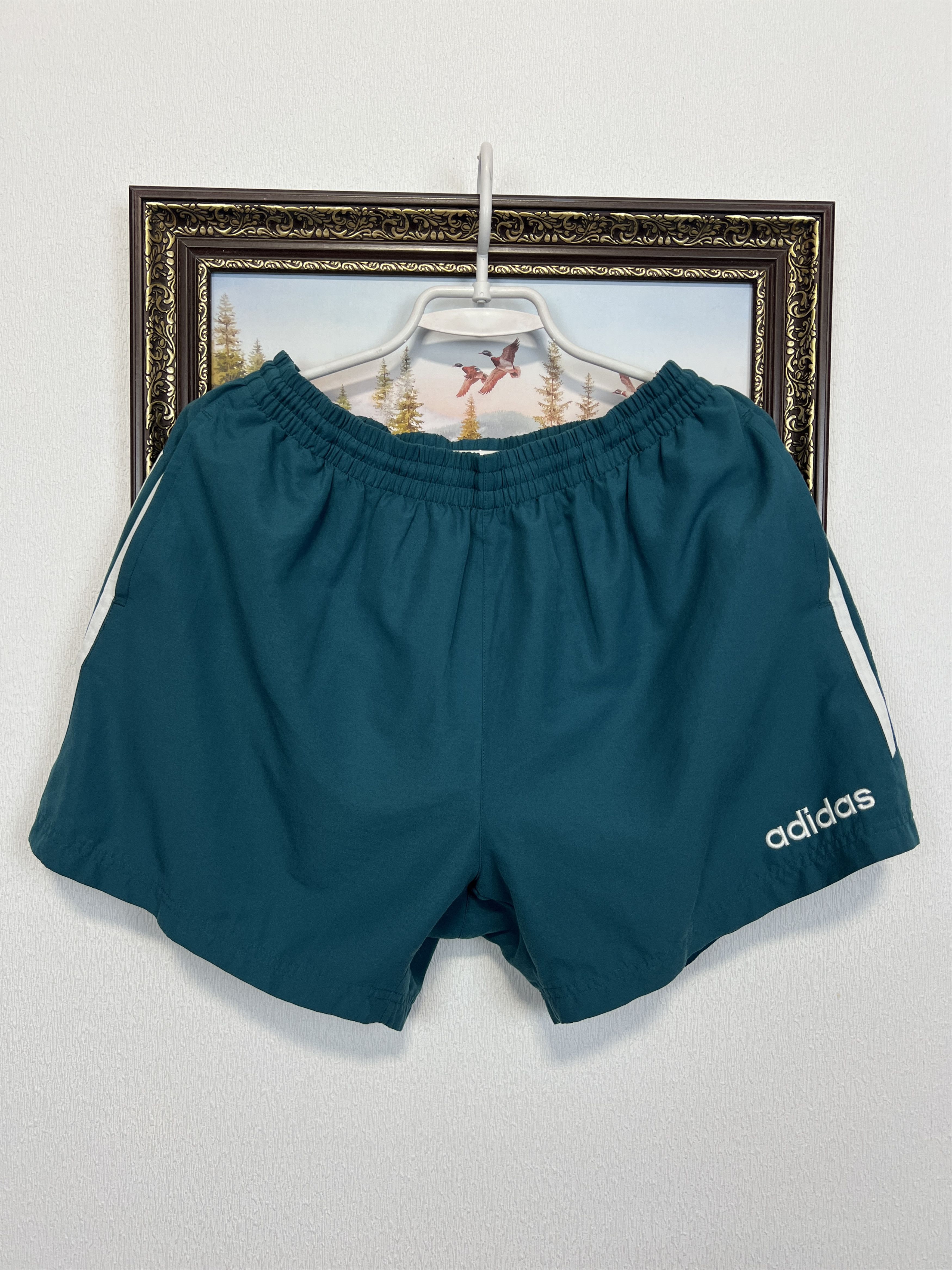 Adidas Vintage 90's Football Train Shorts Soccer Athletic Rare Size US 34 / EU 50 - 1 Thumbnail