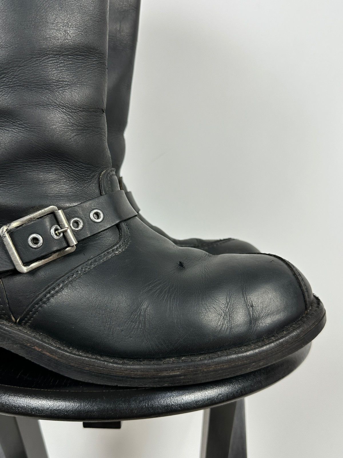 Harley Davidson 80s Vintage Harley Davidson Eagle Leather Motorcycle Boots Size US 9.5 / EU 42-43 - 16 Thumbnail