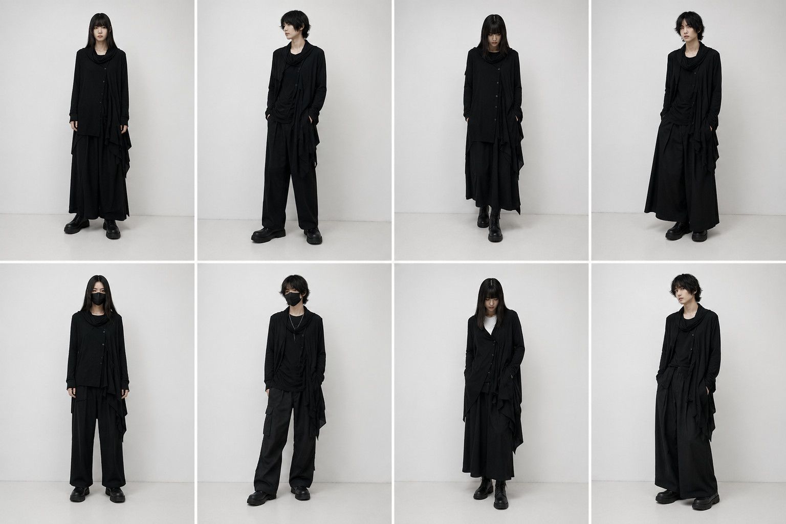 Yohji Yamamoto Yohji Yamamoto Femme Draped Knit Cardigan jacket coat black Size S / US 4 / IT 40 - 5 Thumbnail
