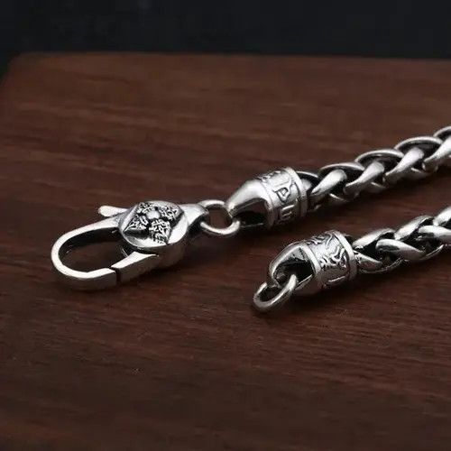 Other × Vintage Retro Six-character Mantra Vajra Twist Bracelet Size ONE SIZE - 4 Thumbnail