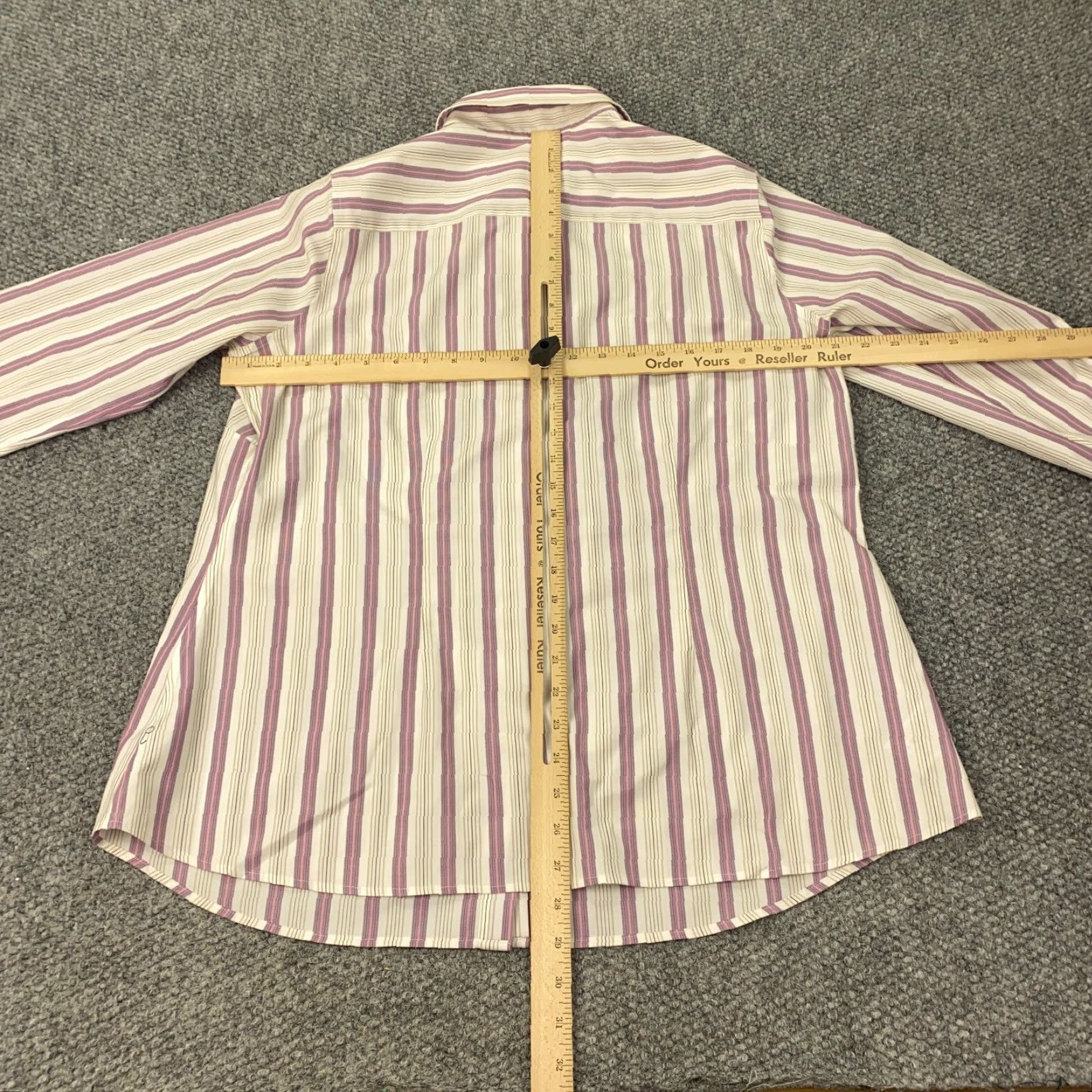 Eddie Bauer Eddie Bauer Plus Size 1X Button-Up Shirt Womens Striped Long Sleeve Collared Multicolor Stretch Size XL / US 12-14 / IT 48-50 - 6 Thumbnail