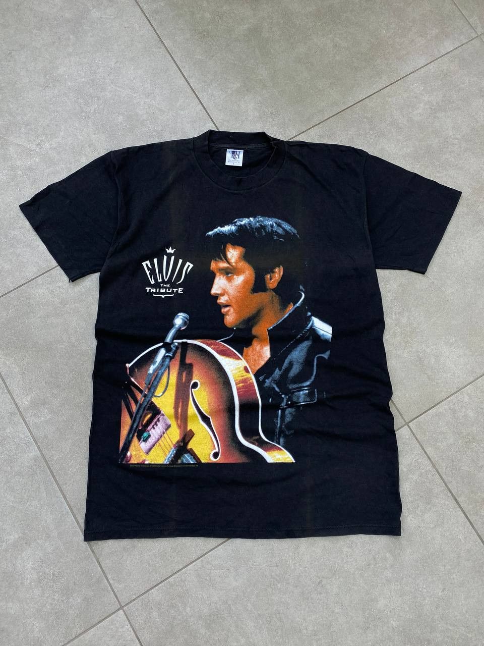 Band Tees Vintage Elvis The Tribute 1994 Single Stitch Promo T-Shirt Size US L / EU 52-54 / 3 - 1 Thumbnail