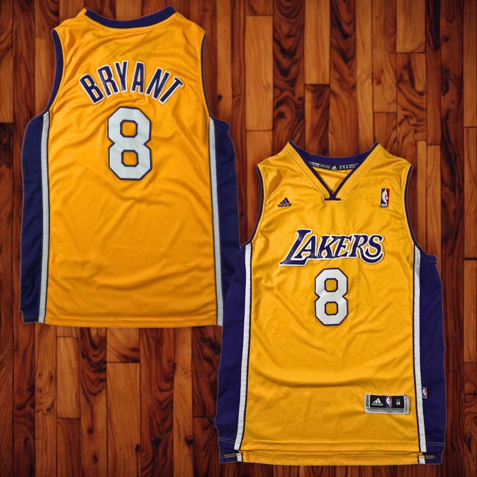 Adidas Kobe Bryant Los Angeles Lakers #8 Adidas NBA Jersey Sz M Size US M / EU 48-50 / 2 - 3 Thumbnail