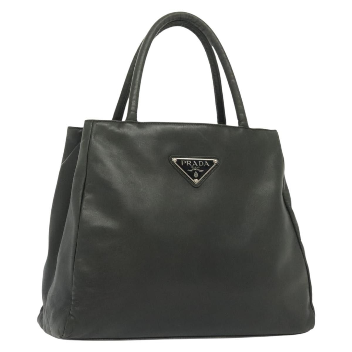 Prada Prada Vintage Tote Leather Size ONE SIZE - 1 Thumbnail