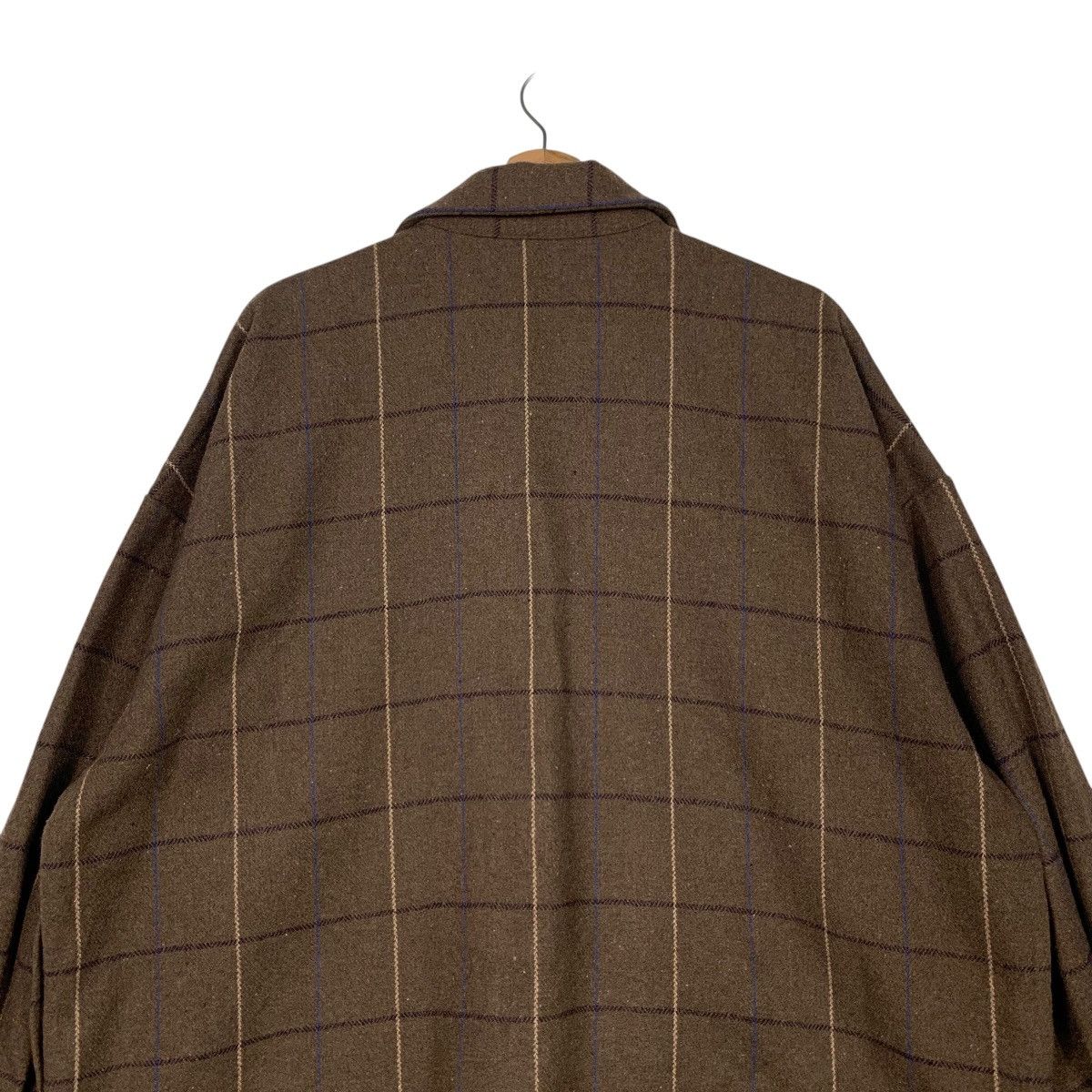 Flannel WEGO Checked Flannel Oversized Button Shirt #2300-C102 Size US L / EU 52-54 / 3 - 8 Thumbnail
