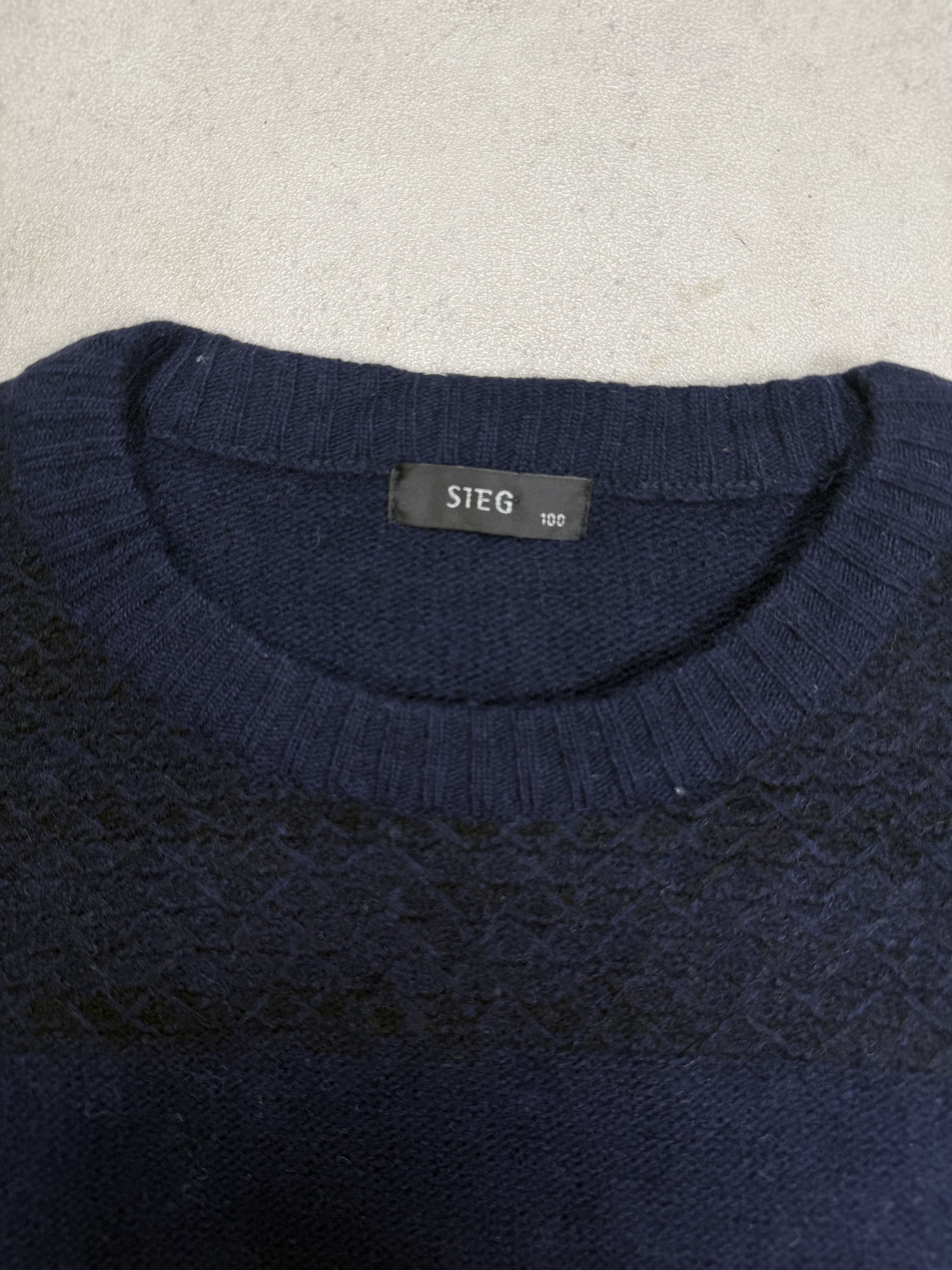 Japanese Brand SIEG Striped Knit Sweater Jumper Size US M / EU 48-50 / 2 - 5 Thumbnail