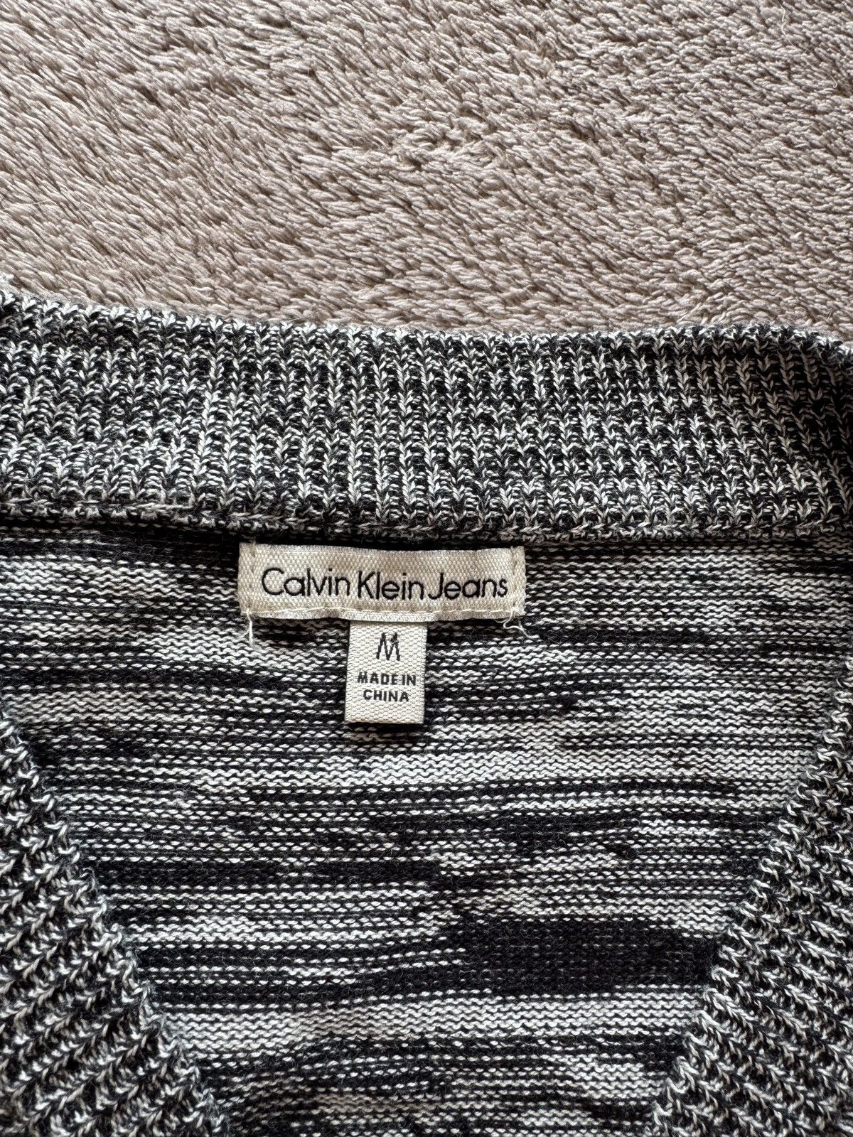 Calvin Klein × Calvin Klein 205W39NYC × Japanese Brand Calvin Klein Jeans Zip Knit Jumper Y2K Hysteric Glamour vibe Size US M / EU 48-50 / 2 - 4 Thumbnail