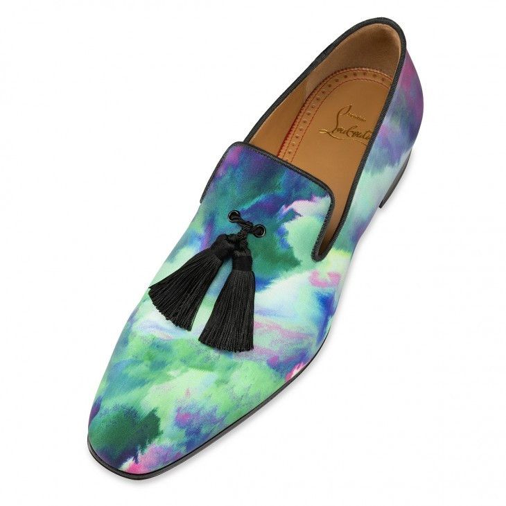 Christian Louboutin o1s1wg110924 Officialito Flat Shoes in Multicolor Size US 8 / EU 41 - 3 Thumbnail