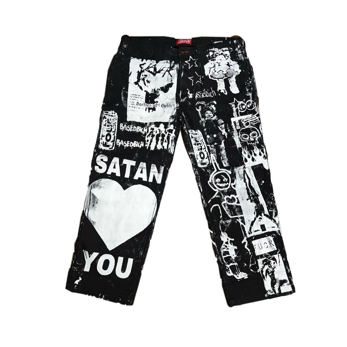 Designer Basedbich men’s custom 1of1 colman jeans size 40x30 Size US 40 / EU 56 - 2 Thumbnail