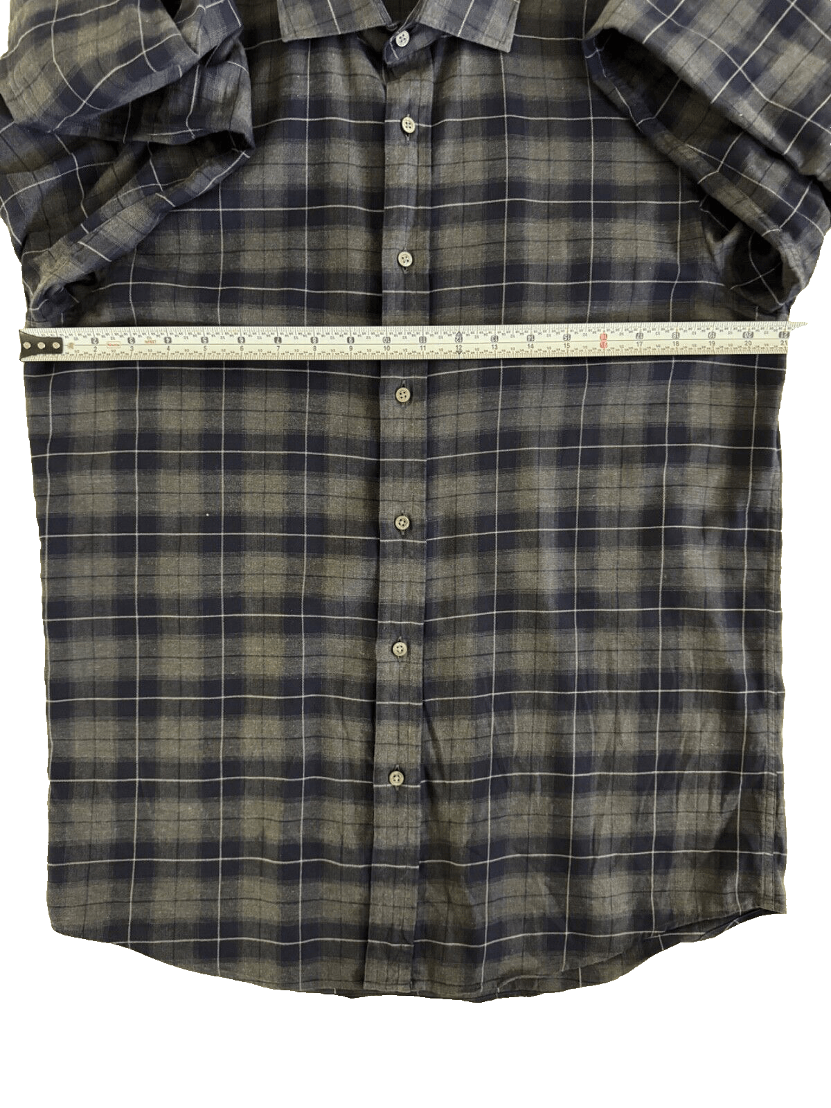 Ralph Lauren Purple Label Ralph Lauren Purple Label Green Navy Plaid Button Up 15.5 Size US M / EU 48-50 / 2 - 5 Thumbnail