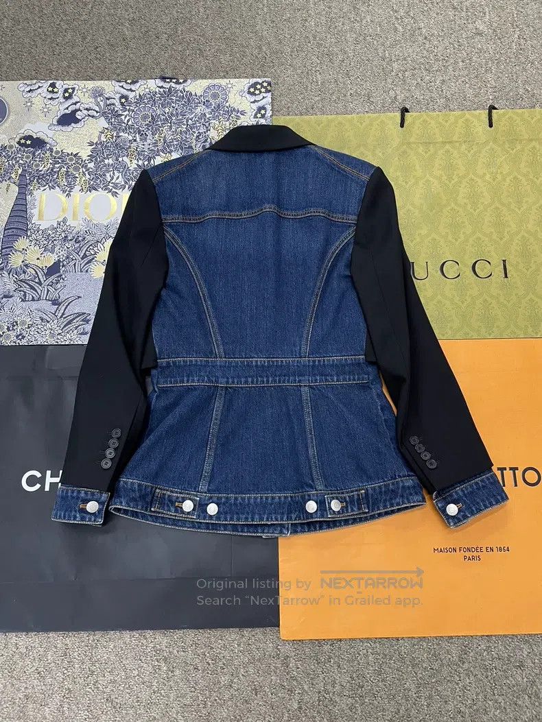 Alexander McQueen Alexander Mcqueen Stitched denim jacket Size S / US 4 / IT 40 - 3 Thumbnail