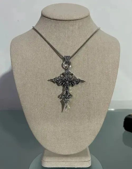 Other Gothic Skeleton Cross Necklace Size ONE SIZE - 1 Thumbnail