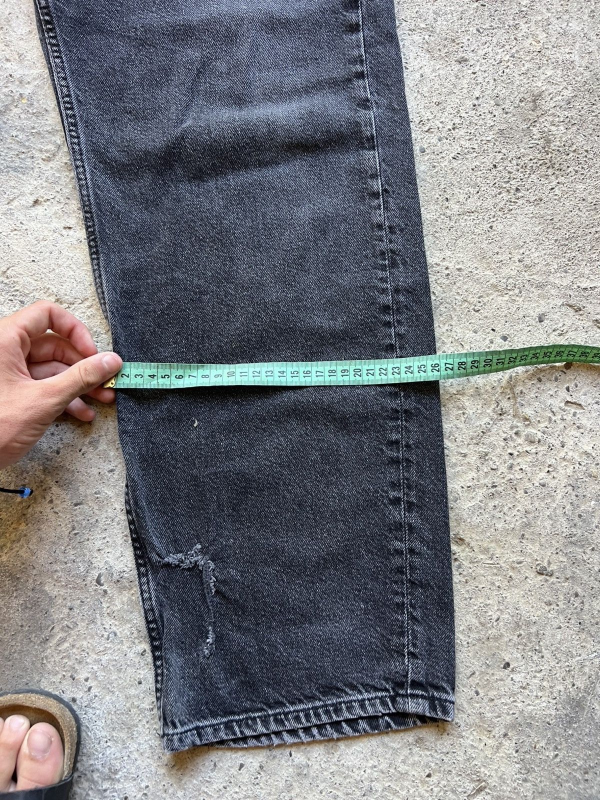 If Six Was Nine 🔥VTG BALENCI RICK OWENS STYLE Y2K JAPANESE BRAND JEANS RARE Size US 31 - 9 Thumbnail