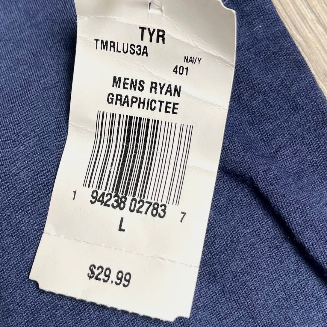 Other TYR Men's Ryan Lochte Graphic Tee - Navy Blue Large - $30 Size US L / EU 52-54 / 3 - 3 Thumbnail