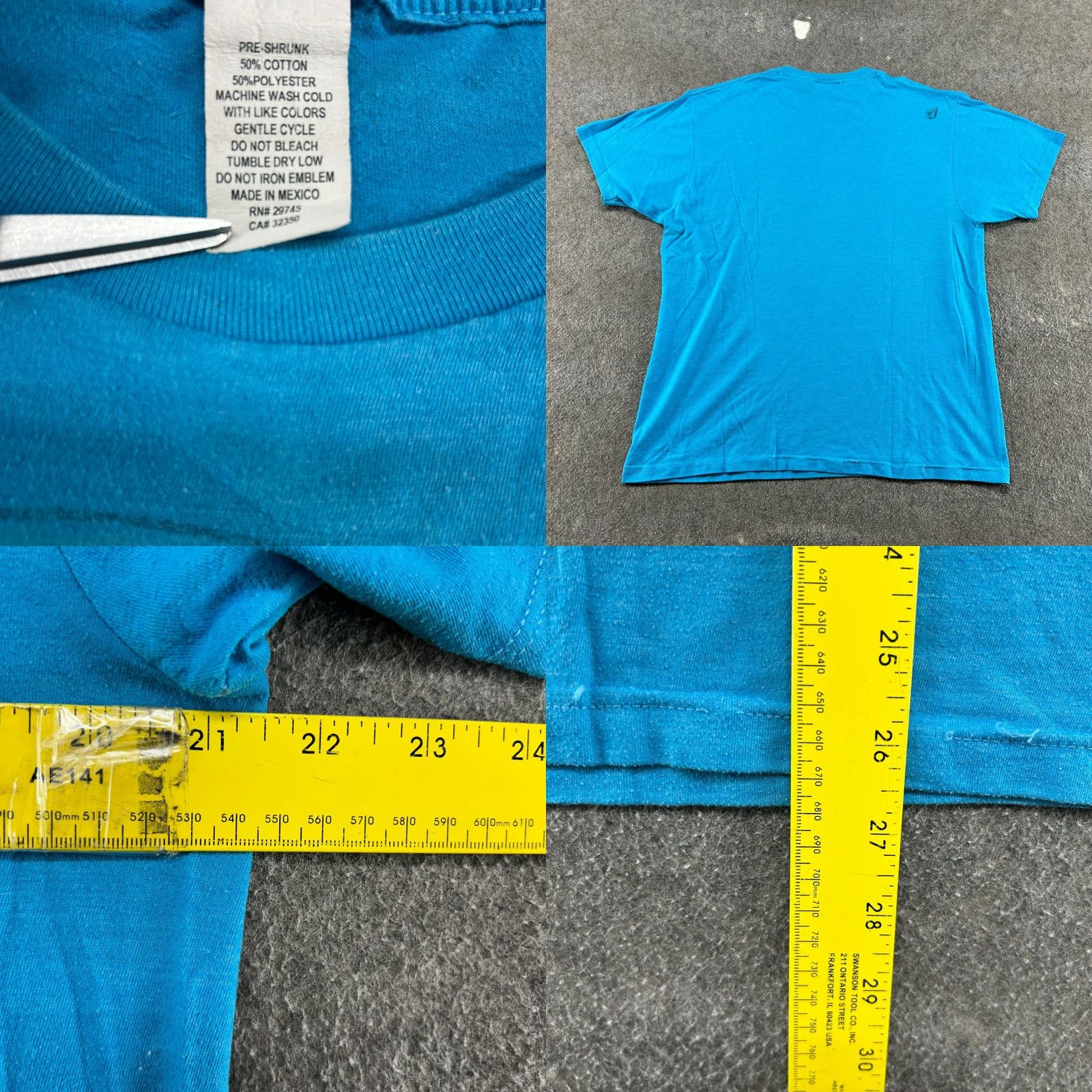 Volcom VINTAGE Volcom Shirt Mens L Blue Graphic Diamond Stone Surf Skater Cotton Y2K Size US L / EU 52-54 / 3 - 8 Thumbnail