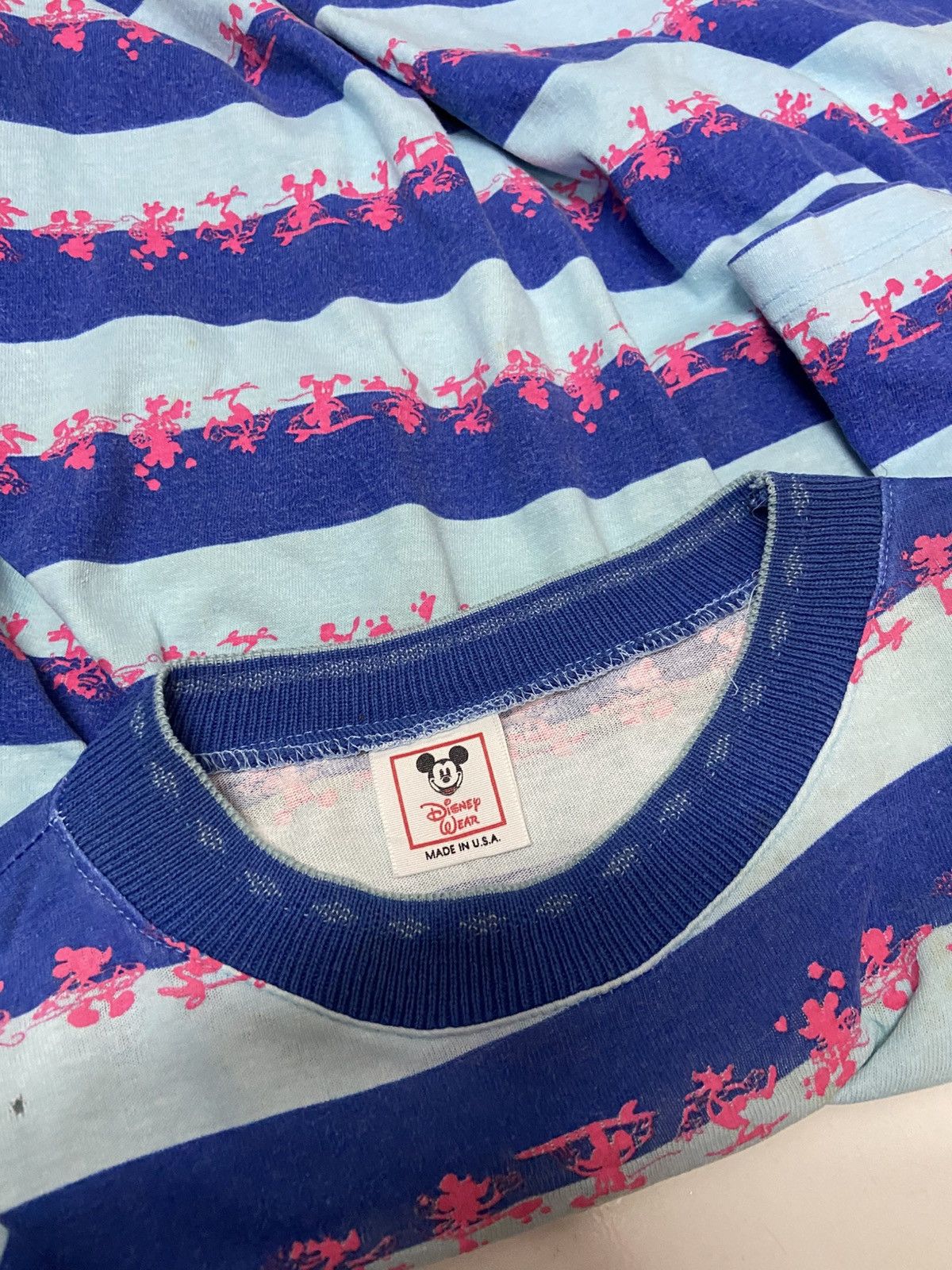 Mickey Mouse VINTAGE 90’S MICKEY MOUSE SKATE FULL PRINT TEE SHIRT Size US XL / EU 56 / 4 - 7 Thumbnail