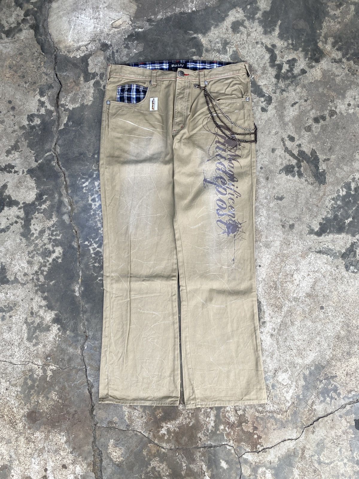 Japanese Brand I6W9 Japanese Wild Life Pant Y2k Size US 37 - 2 Thumbnail