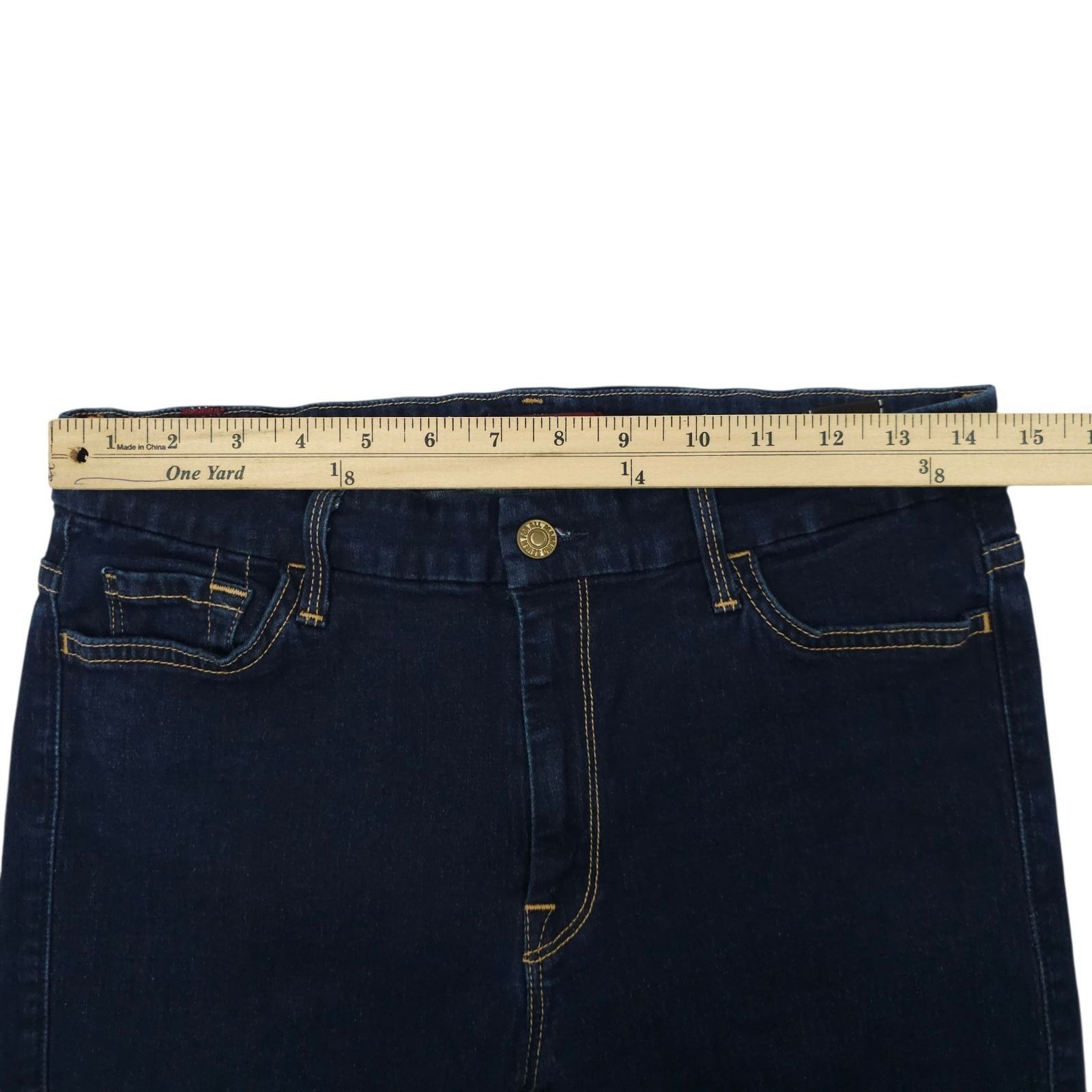 7 For All Mankind 7 For All Mankind Skinny Jeans 31 Dark Wash Blue Denim Size 29" - 3 Thumbnail