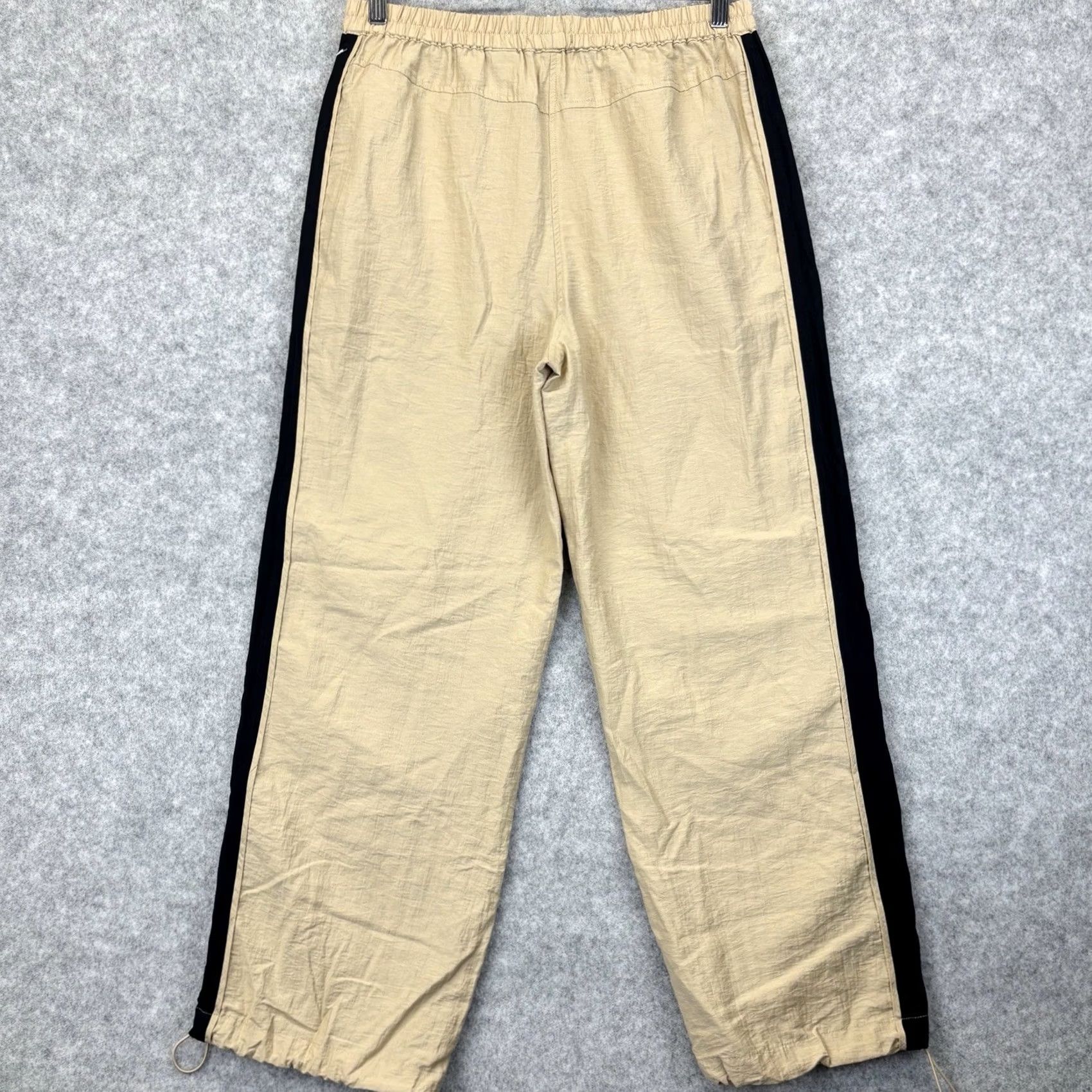 NEXT VINTAGE Next Side Stripe Pull On Track Pant Trousers Size S Women Camel Brown Black Size 28" / US 6 / IT 42 - 2 Thumbnail