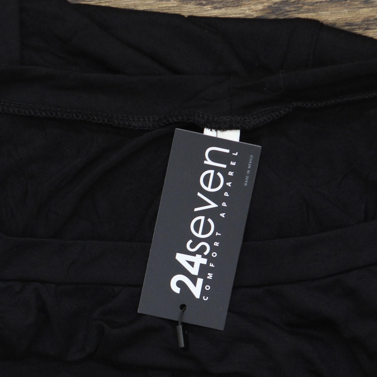 Other Nwt 24seven Comfort Apparel Sleeve Plus Size Top Black 1x Size XL / US 12-14 / IT 48-50 - 3 Thumbnail