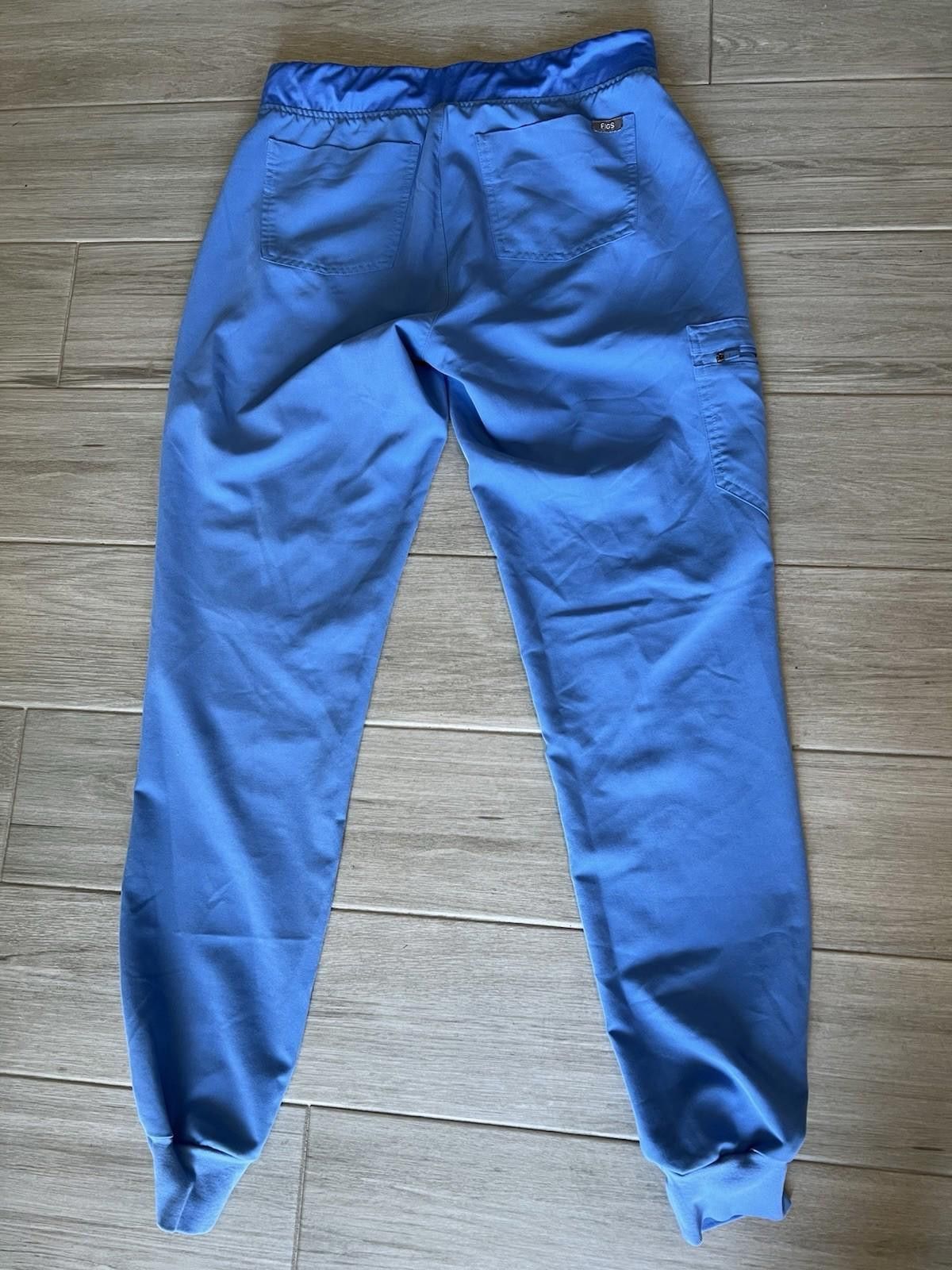 Designer Figs scrub joggers Light Blue Technical Collection small Size ONE SIZE - 2 Thumbnail