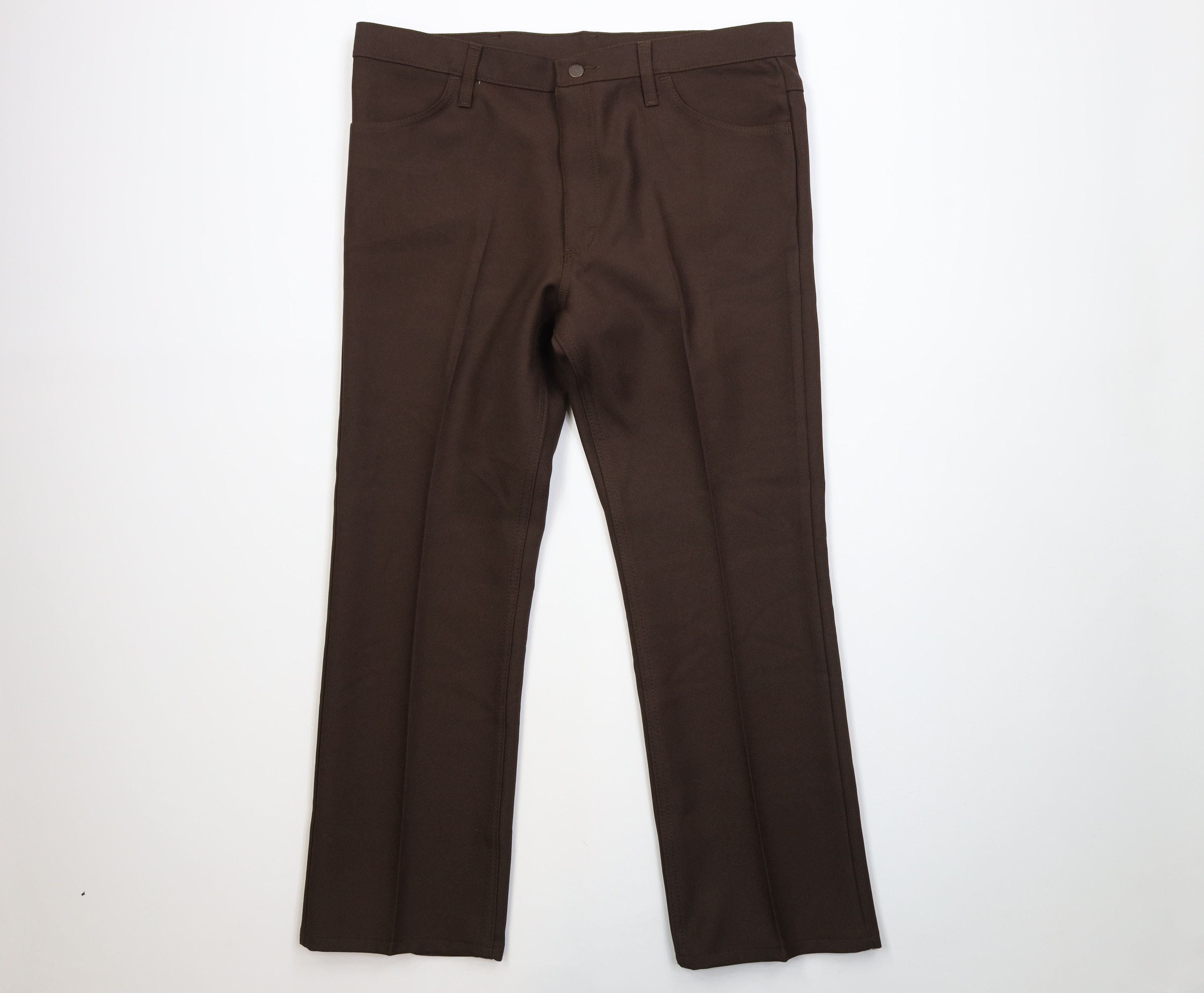 Wrangler Vintage 90s Wrangler Wide Leg Chino Pants Trousers Brown Size US 38 / EU 54 - 1 Thumbnail