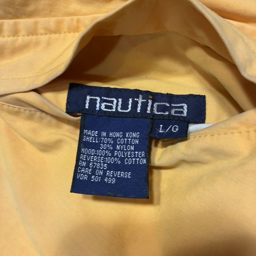 Nautica Vintage 90s Nautica Reversible Sailing Jacket Yellow/Blue Size US L / EU 52-54 / 3 - 11 Thumbnail