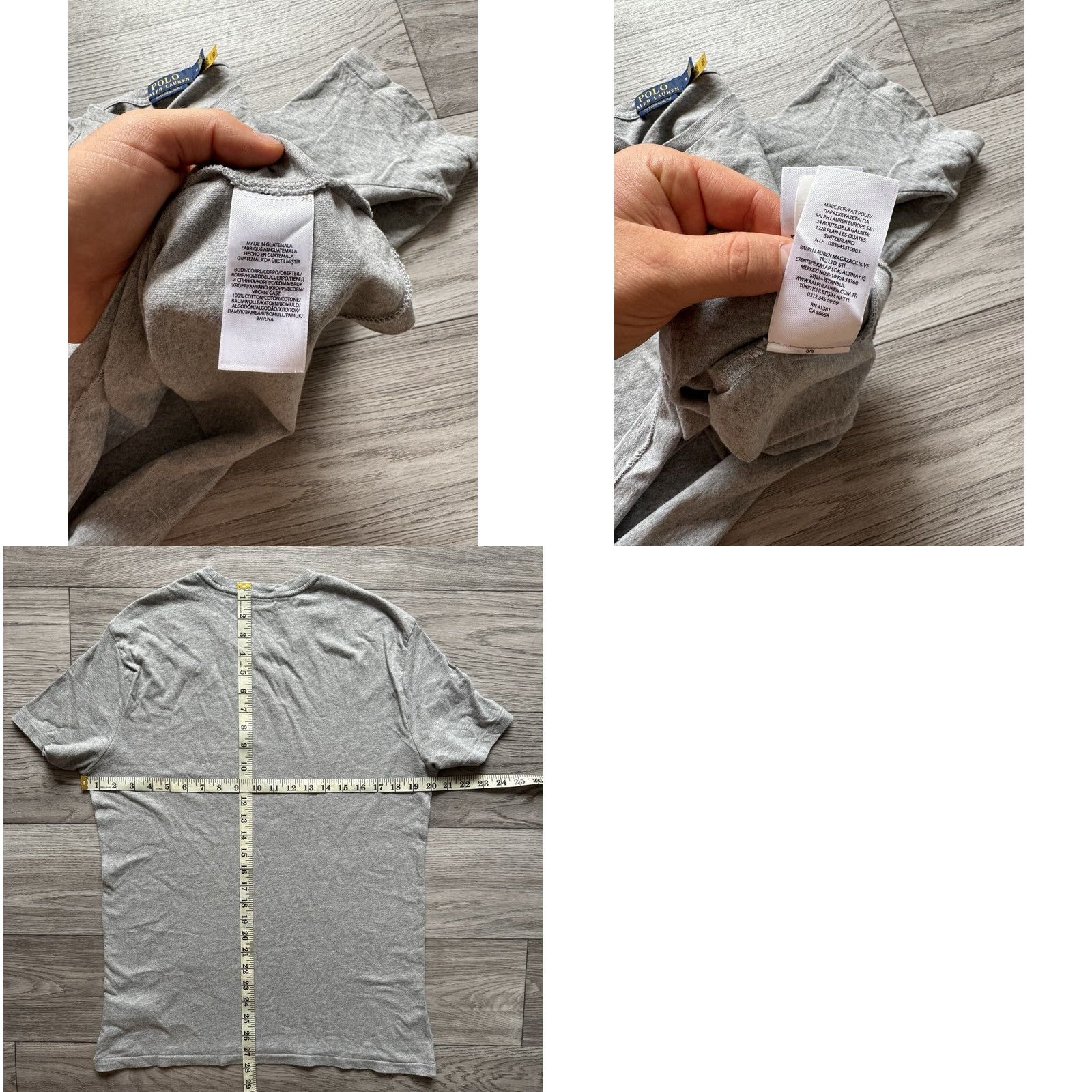 Polo Ralph Lauren Polo Ralph Lauren T-Shirt Crew Neck Bear Tee Heather Grey M Men Short Sleeve Gray Bears Polo Bear Brand Shirt Mens M Size US M / EU 48-50 / 2 - 8 Thumbnail