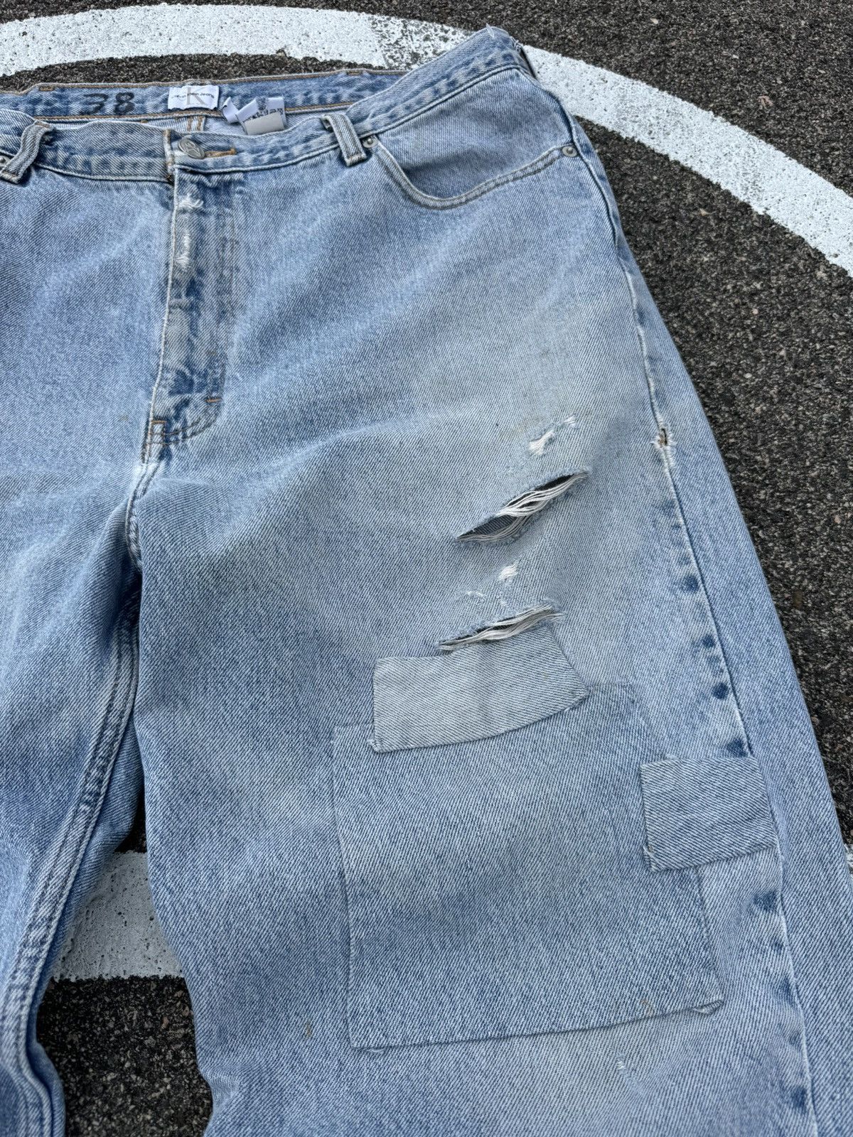 Calvin Klein × Vintage Vintage Calvin Klein Baggy Jeans Y2K Size US 38 / EU 54 - 2 Thumbnail