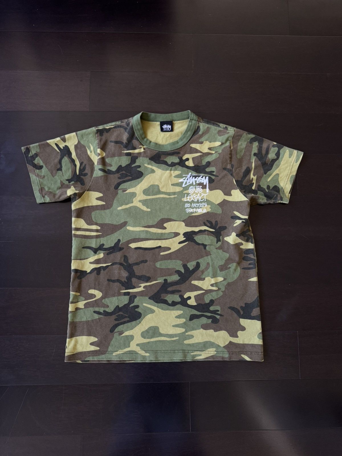 Our Legacy × Stussy Stussy x Our Legacy Work Shop Surfman Pigment Dyed Tee Size US S / EU 44-46 / 1 - 1 Thumbnail