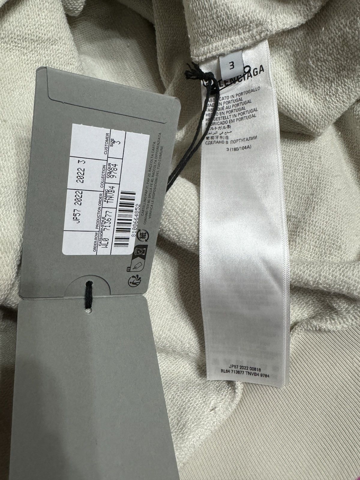 Balenciaga Balenciaga AW22 Be Different Hoodie Sz.3 Size US L / EU 52-54 / 3 - 6 Thumbnail