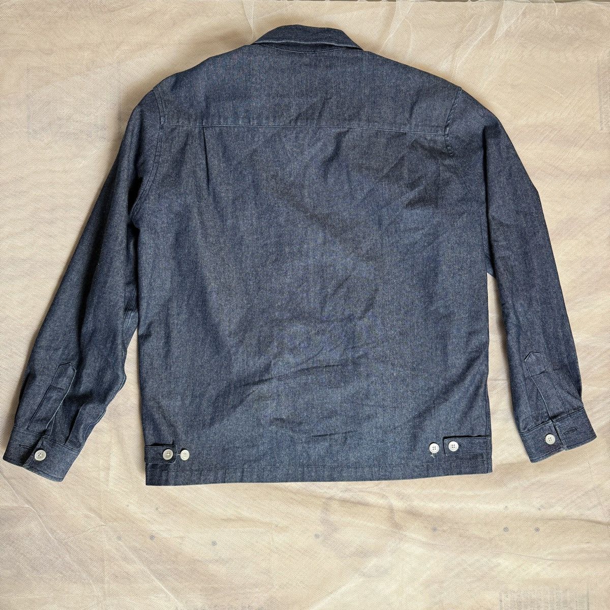 Our Legacy SS15 Our Legacy Shirting Denim Zip Mother of Pearl Medium Size US M / EU 48-50 / 2 - 2 Thumbnail